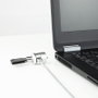 Tooq Cable de Seguridad T-LOCK con Llave 1,5 m Plata
